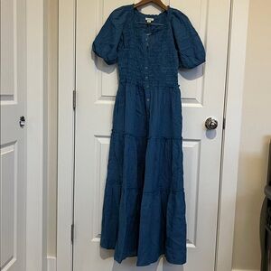 Sundance Blue Striped Maxi Dress